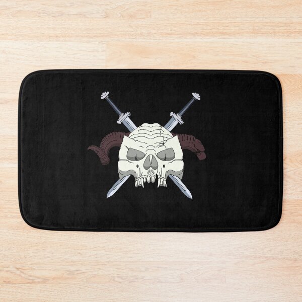 Item preview, Monster Skull With Crossed Viking Style Swords. designed and sold by Goose Motors.