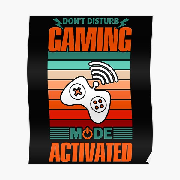 funny-gaming-quotes-video-gamer-sayings-poster-for-sale-by-remonss