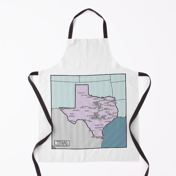 Item preview, Texas National and State Parks Map designed and sold by FinlayMcNevin.