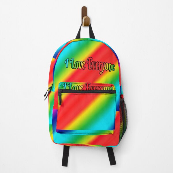 Item preview, I Love Everyone, Rainbow Text and Background, Pride designed and sold by HBBArtShop.