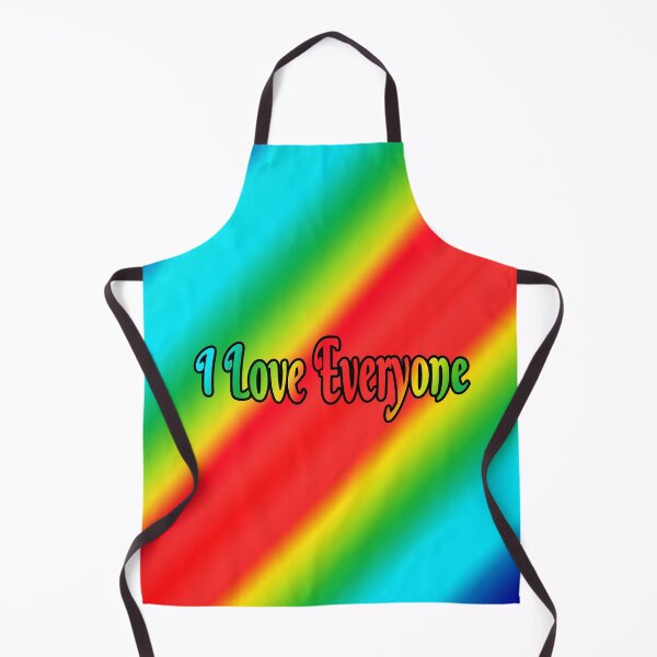 Item preview, I Love Everyone, Rainbow Text and Background, Pride designed and sold by HBBArtShop.
