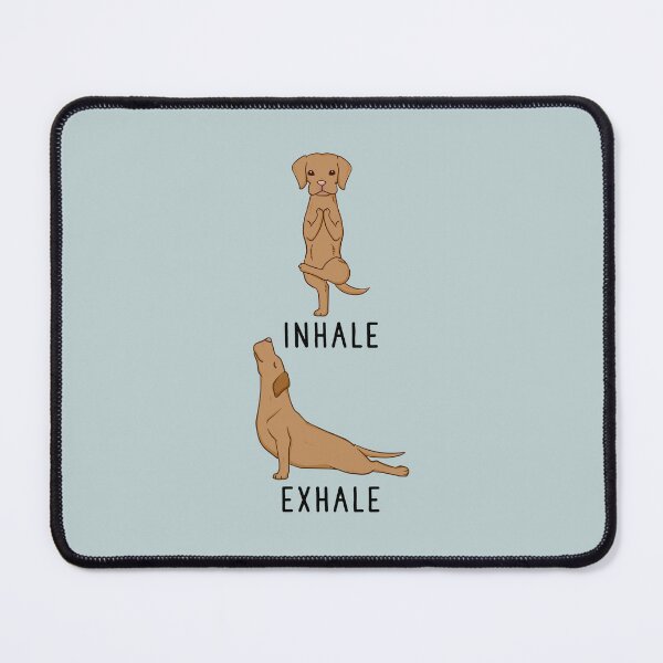 Item preview, Inhale Exhale Vizsla Yoga designed and sold by thepawster.