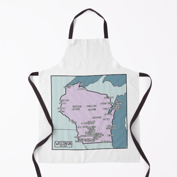 Item preview, Wisconsin State Parks Map designed and sold by FinlayMcNevin.