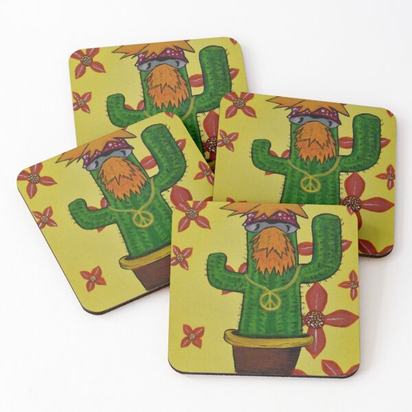 Aperçu de l'œuvre Hippy Dippy Cactusman créée et vendue par UncleBeezArt.