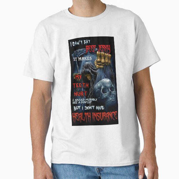 Item preview, beef jerky is too chewy designed and sold by Ugly Bugs.