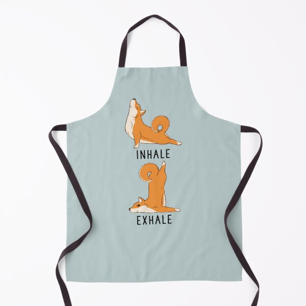 Item preview, Inhale Exhale Shiba Inu Yoga designed and sold by thepawster.