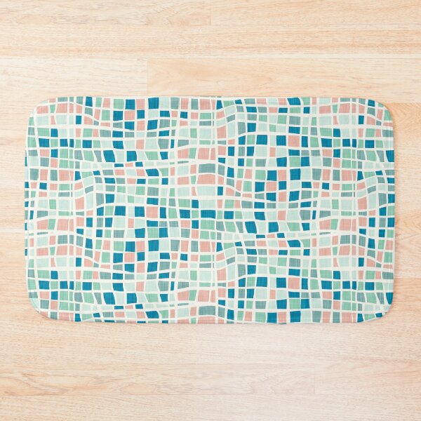 Item preview, Pool Side Check - Aqua designed and sold by appleyards.