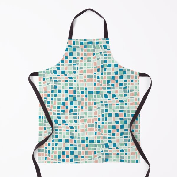 Item preview, Pool Side Check - Aqua designed and sold by appleyards.