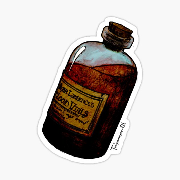 "Bloodborne Vials III Unaltered" Sticker for Sale by Technomancer01