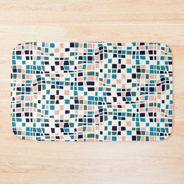 Item preview, Pool Side Check - Cyan designed and sold by appleyards.