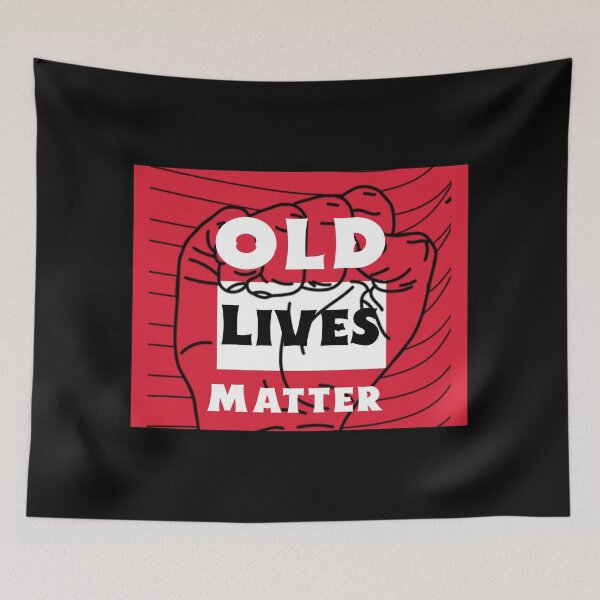 Item preview, Old Lives Matter. International Day of Older Persons designed and sold by Rebel-Design.