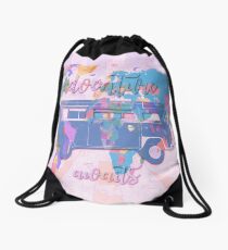 world map Drawstring Bag