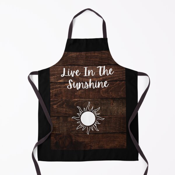 Item preview, Live In The Sunshine | Wooden Board Sun Print With Quote Design: designed and sold by LifeAndWonder.
