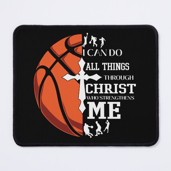 Item preview, I Can Do All Things Christ Who Strengthens Me Basketball Is My Favorite Season Basket Ball Player Classic Gift Premium Apparel Funny Holiday Xmas designed and sold by DesignByHeartUK.