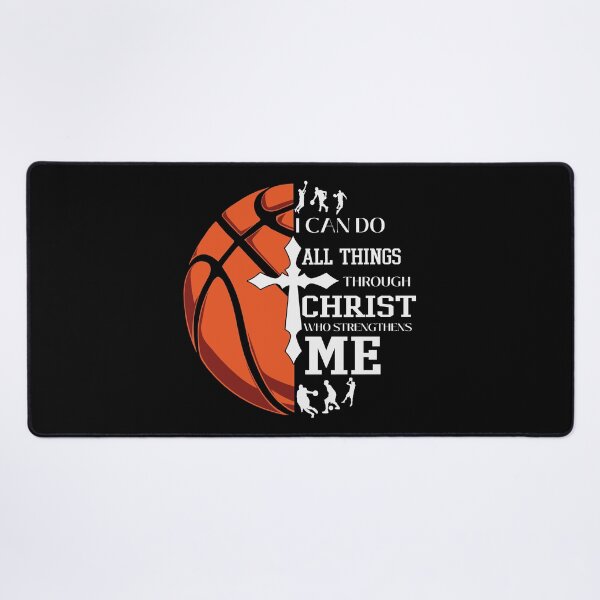 Item preview, I Can Do All Things Christ Who Strengthens Me Basketball Is My Favorite Season Basket Ball Player Classic Gift Premium Apparel Funny Holiday Xmas designed and sold by DesignByHeartUK.