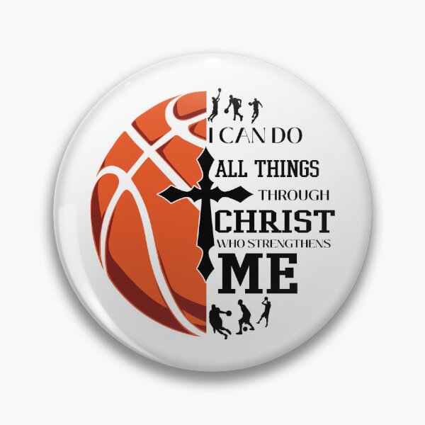 Item preview, I Can Do All Things Christ Who Strengthens Me Basketball Is My Favorite Season Basket Ball Player Classic Gift Premium Apparel Funny Holiday Xmas designed and sold by DesignByHeartUK.