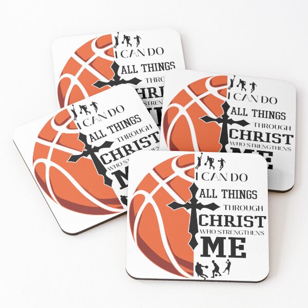 Item preview, I Can Do All Things Christ Who Strengthens Me Basketball Is My Favorite Season Basket Ball Player Classic Gift Premium Apparel Funny Holiday Xmas designed and sold by DesignByHeartUK.