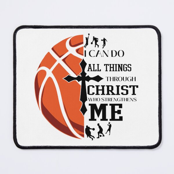 Item preview, I Can Do All Things Christ Who Strengthens Me Basketball Is My Favorite Season Basket Ball Player Classic Gift Premium Apparel Funny Holiday Xmas designed and sold by DesignByHeartUK.