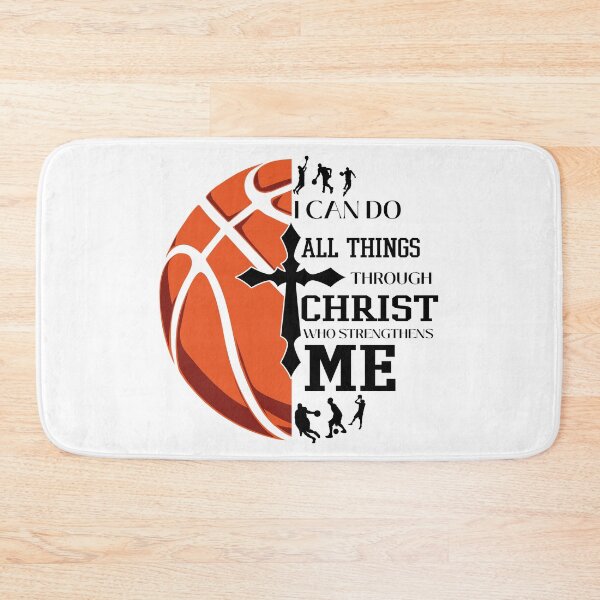 Item preview, I Can Do All Things Christ Who Strengthens Me Basketball Is My Favorite Season Basket Ball Player Classic Gift Premium Apparel Funny Holiday Xmas designed and sold by DesignByHeartUK.