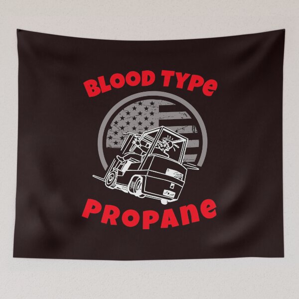 Item preview, Forklift Blood Type Propane WR Industry Clothing designed and sold by TeamsterLife.