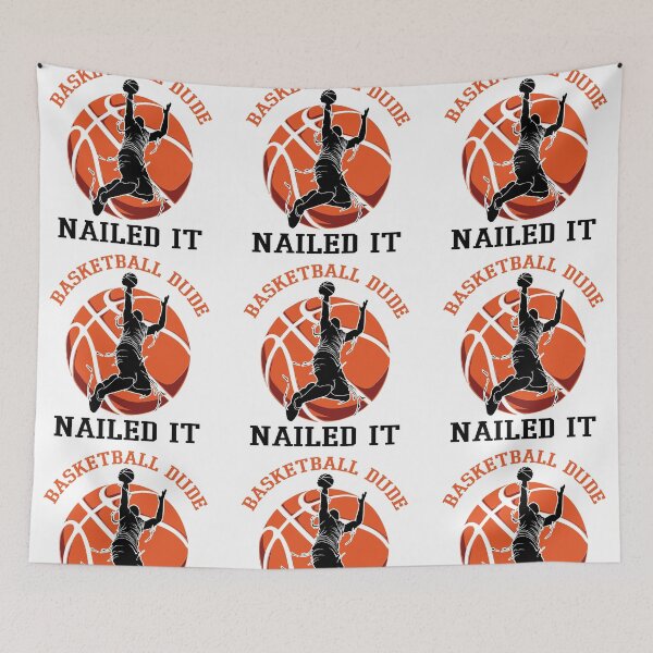 Item preview, Basketball Dude Nailed It Basketball Is My Favorite Season Basket Ball Player Classic Gift Premium Apparel Funny Holiday Xmas designed and sold by DesignByHeartUK.