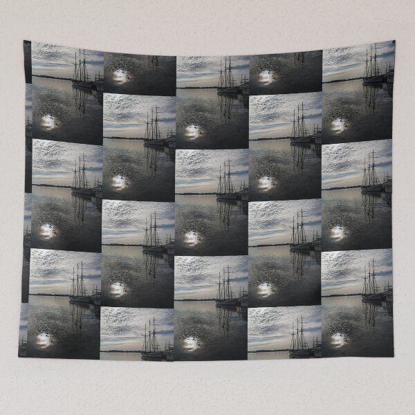 Item preview, Toronto Harbor - Tall Ships and Dramatic Light designed and sold by Georgia Mizuleva.