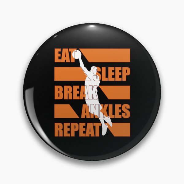 Item preview, Eat Sleep Break Ankles Repeat Basketball Is My Favorite Season Basket Ball Player Classic Gift Premium Apparel Funny Holiday Xmas designed and sold by DesignByHeartUK.