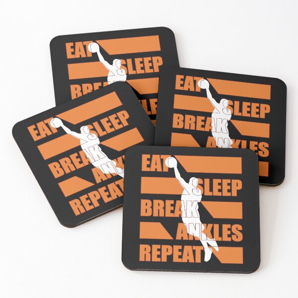 Item preview, Eat Sleep Break Ankles Repeat Basketball Is My Favorite Season Basket Ball Player Classic Gift Premium Apparel Funny Holiday Xmas designed and sold by DesignByHeartUK.