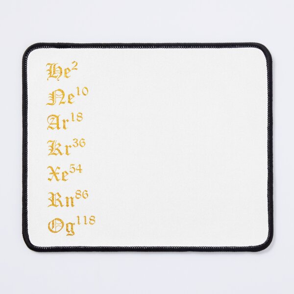 Item preview, Noble Gases (Gold) designed and sold by ChemisTees.