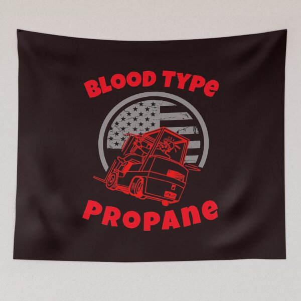 Item preview, Forklift Blood Type Propane R Industry Clothing designed and sold by TeamsterLife.