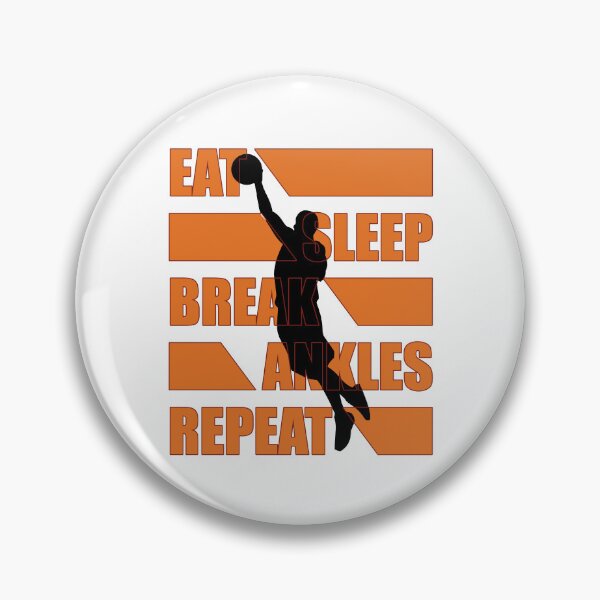 Item preview, Eat Sleep Break Ankles Repeat Basketball Is My Favorite Season Basket Ball Player Classic Gift Premium Apparel Funny Holiday Xmas designed and sold by DesignByHeartUK.