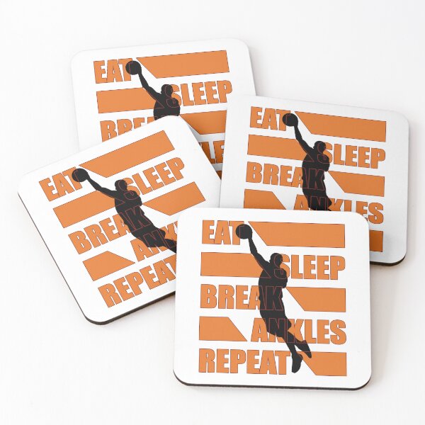 Item preview, Eat Sleep Break Ankles Repeat Basketball Is My Favorite Season Basket Ball Player Classic Gift Premium Apparel Funny Holiday Xmas designed and sold by DesignByHeartUK.