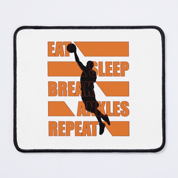 Item preview, Eat Sleep Break Ankles Repeat Basketball Is My Favorite Season Basket Ball Player Classic Gift Premium Apparel Funny Holiday Xmas designed and sold by DesignByHeartUK.
