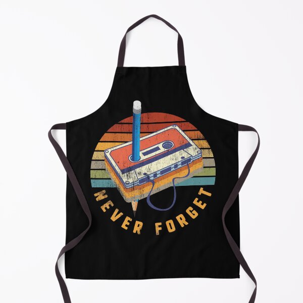 Item preview, Vintage Audio Tape Cassette Never Forget Retro 80s 90s designed and sold by MintaApparel.