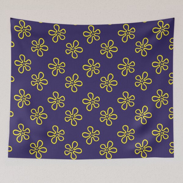 Item preview, Spongebob's Floral Pattern (Purple) designed and sold by Tymationsoffic.