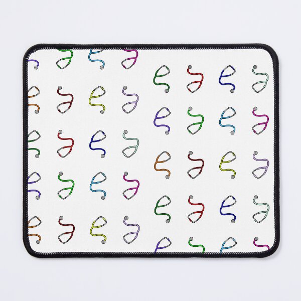 Item preview, Stethoscope Rainbow Pattern - White Background designed and sold by Artsy-Chemist.