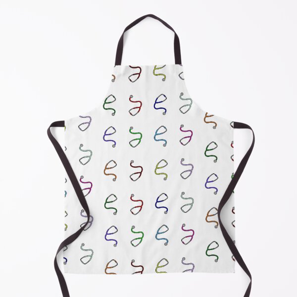 Item preview, Stethoscope Rainbow Pattern - White Background designed and sold by Artsy-Chemist.