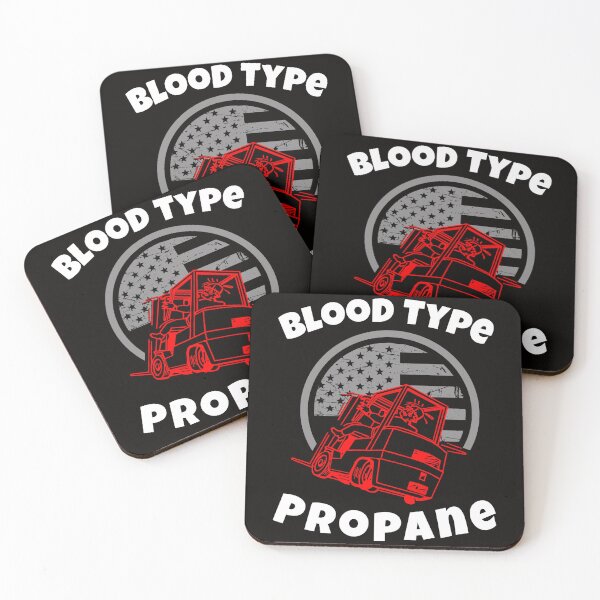 Item preview, Forklift Blood Type Propane RW Industry Clothing designed and sold by TeamsterLife.