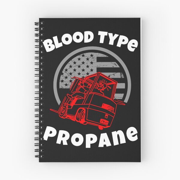 Item preview, Forklift Blood Type Propane RW Industry Clothing designed and sold by TeamsterLife.