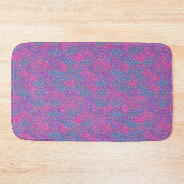 Item preview, Mermaid Fish Scales, pink,  designed and sold by LuFilu.