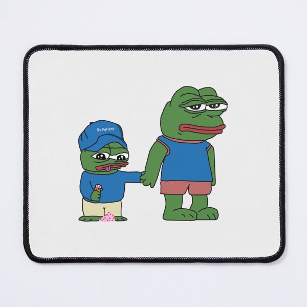 Item preview, PepeTheFrog and Pepe The Helper Brother Apu Apustaja with ice cream holding hands HD HIGH QUALITY- Limited Edition | Perfect Gift designed and sold by stacyjanes.