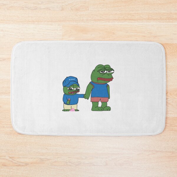 Item preview, PepeTheFrog and Pepe The Helper Brother Apu Apustaja with ice cream holding hands HD HIGH QUALITY- Limited Edition | Perfect Gift designed and sold by stacyjanes.
