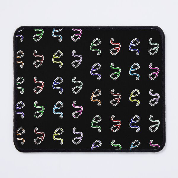 Item preview, Stethoscope Rainbow Pattern - Black Background designed and sold by Artsy-Chemist.