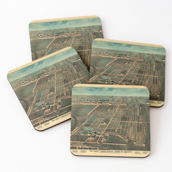 Item preview, The Great Union Stock Yards of Chicago (1878) designed and sold by allhistory.