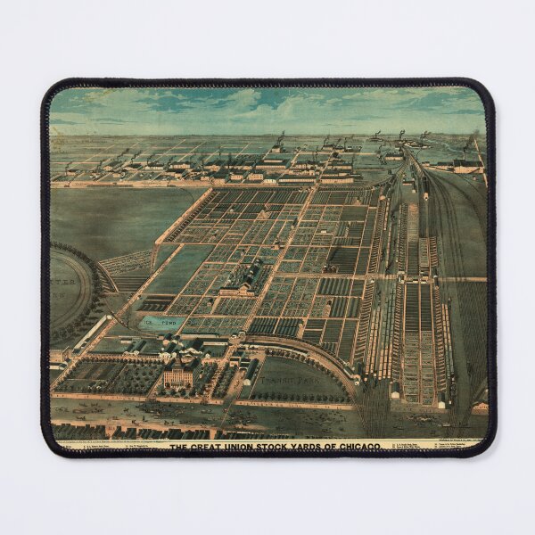 Item preview, The Great Union Stock Yards of Chicago (1878) designed and sold by allhistory.