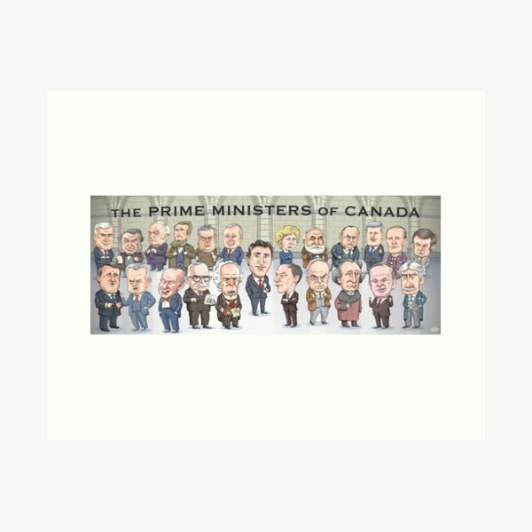 Canada's Prime Ministers I Art Print