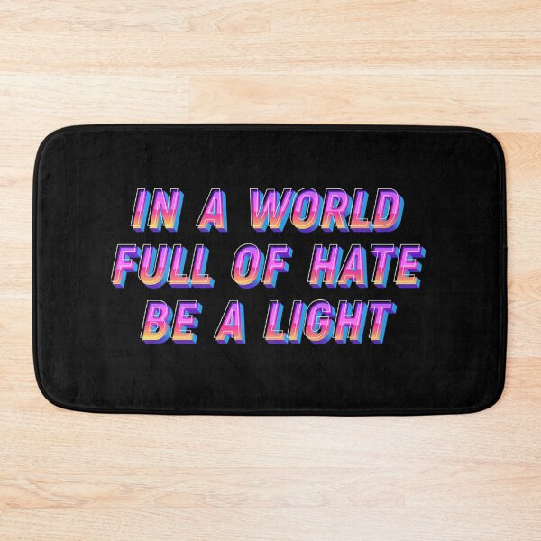 Item preview, In the world full of hate be a light designed and sold by JOY STORE 45.