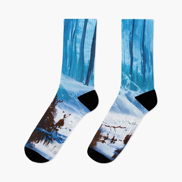 Item preview, Frozen ice and snow forest designed and sold by fizzribbit.