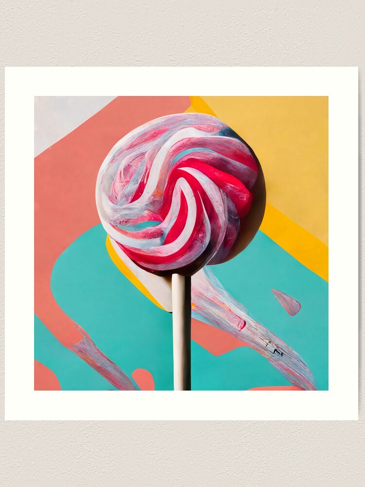 Blacked Art, Pop Art, Unique Art, Pop Art, Candy Art, orders Hanging Wall Art, Lollipop Art, Fun Art, Conversation Piece