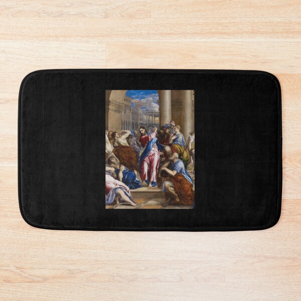 Item preview, Jesus Christ Driving the Money Changers from the Temple Christian art painting by El Greco Cleansing of the Temple 1600AD HD High Quality- Limited Edition | Perfect Gift designed and sold by stacyjanes.